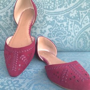 Magenta Restricted D’orsay Flats